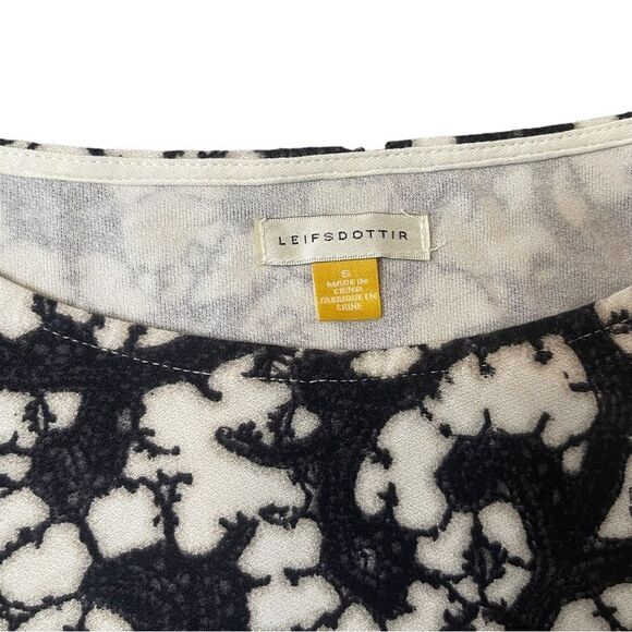 Anthropologie Leifsdottir Webbed Tales Boatneck Peplum Top - Picture 13 of 14